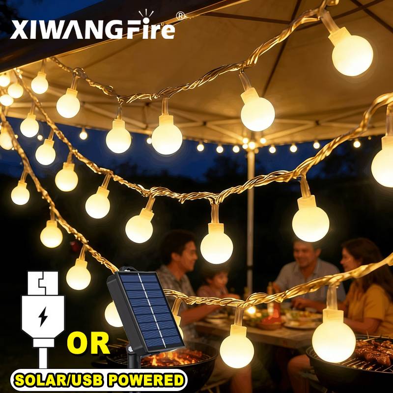 Lighting Decor Outdoor - Luci a Stringa Solari/USB/a Batteria 3-10M,
