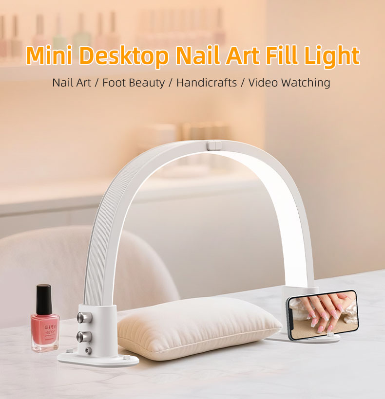 Led Moon Lamp - Mini mezza luna per unghie, luce