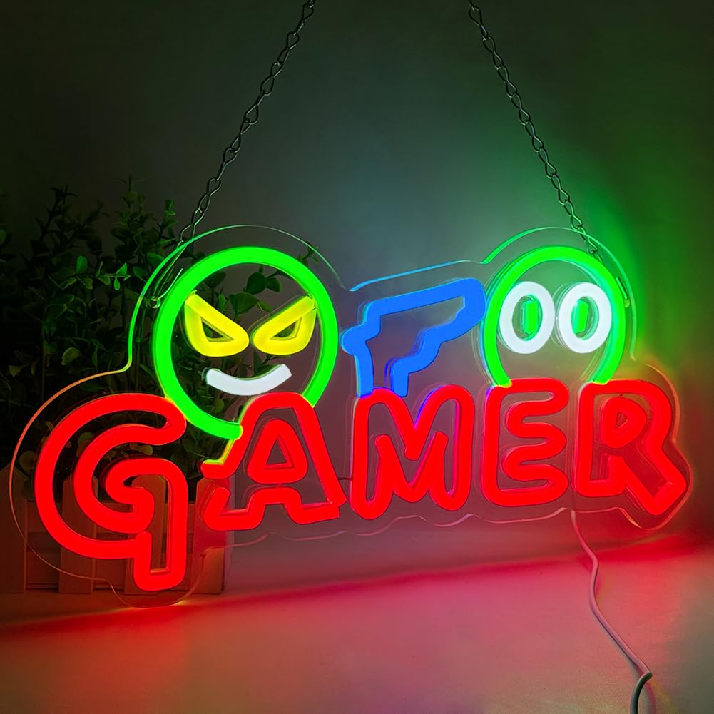 Lighting Decor For Wedding - Insegna al Neon LED per Gamer,