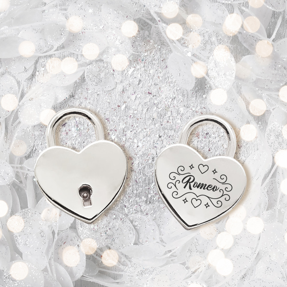 Lighting Decor For Wedding - Lucchetto d'amore personalizzato, lussuoso e raffinato,