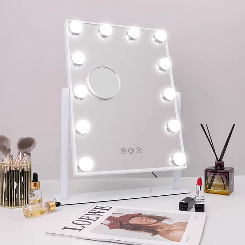 Decor Lighting The Parade - Specchio per il trucco dorato fresco