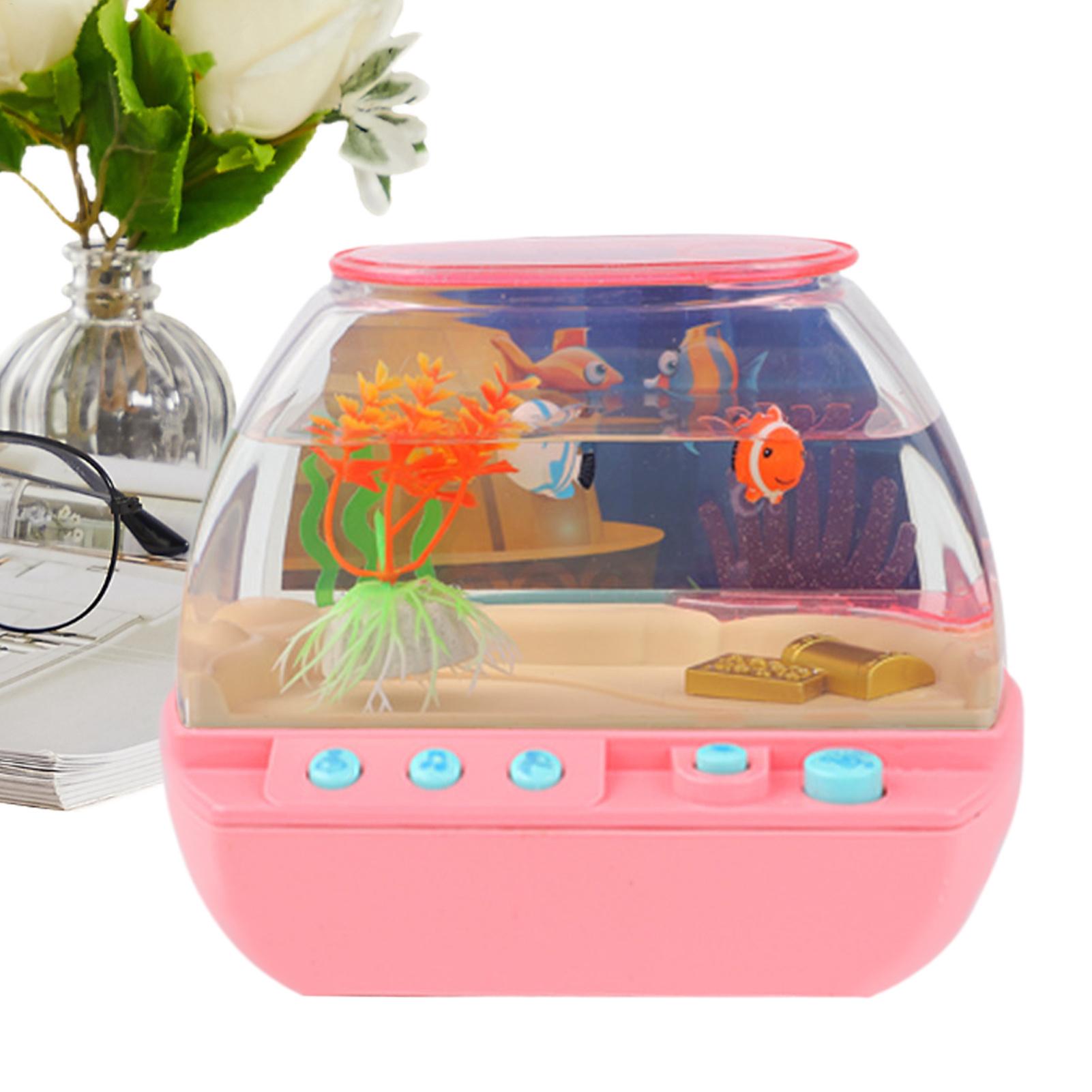 Lighting Decor For Home - Acquario Giocattolo con Musica e Luci,