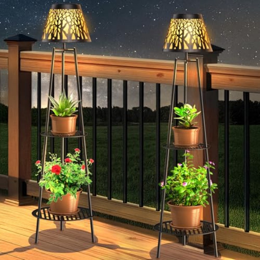 Lighting Decor Outdoor - Set di 2 Lampade Solari da