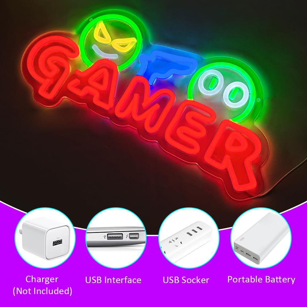 Insegna al Neon LED per Gamer, - Lighting Decor For Wedding recensione e prezzo