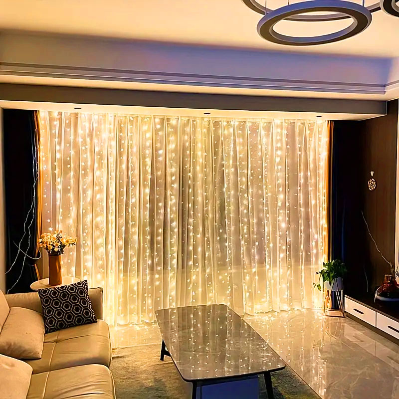 Luci a corda per tende a LED U - Fairy Light Curtain recensione e prezzo