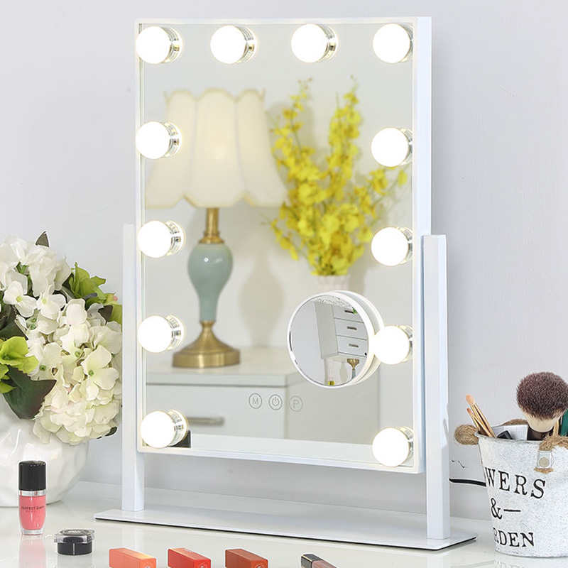 Specchio per il trucco dorato  - Decor Lighting The Parade recensione e prezzo