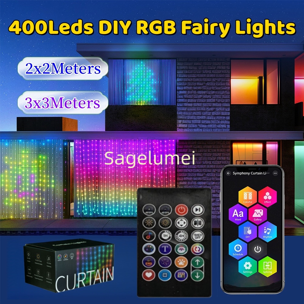 400LED Luci Della Stringa Tend - Fairy Light Curtain recensione e prezzo