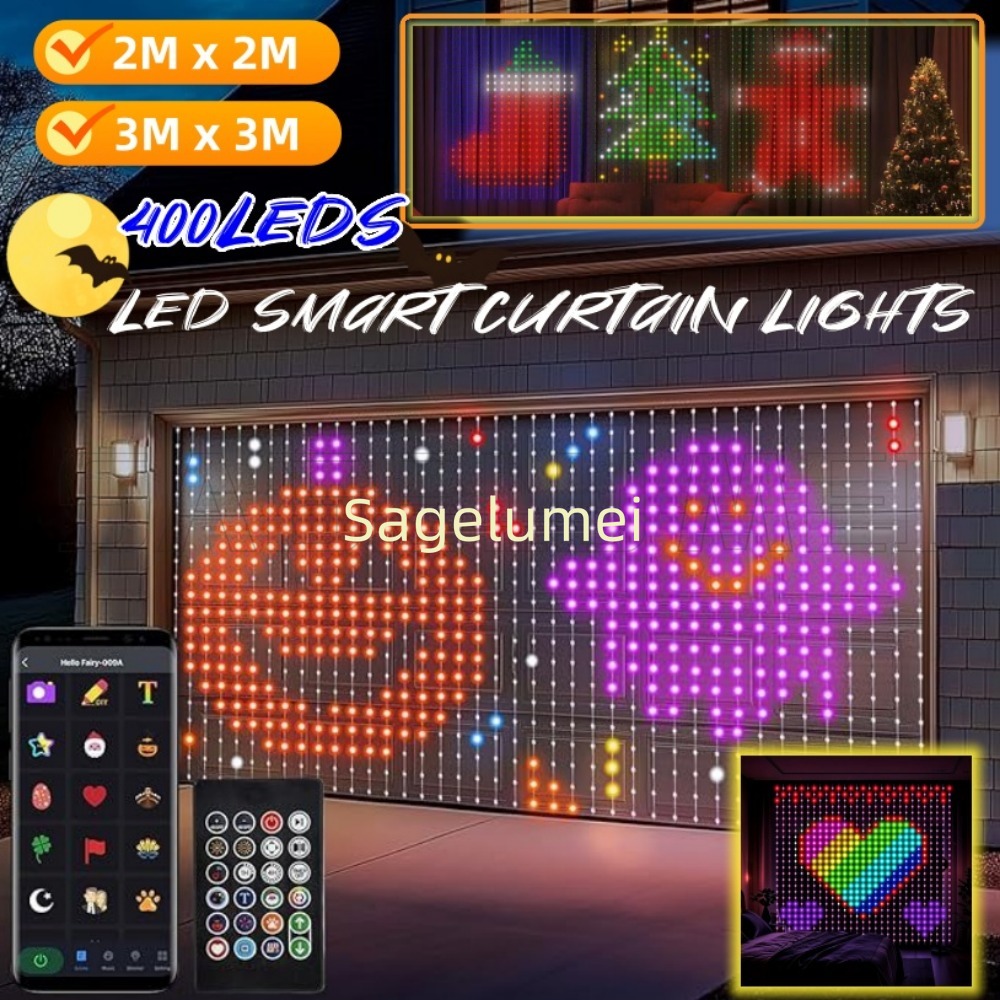 400LED Luci Della Stringa Tend - Fairy Light Curtain recensione e prezzo