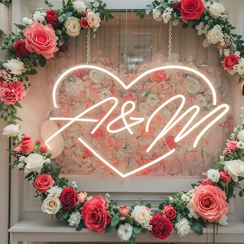 Insegna al neon a LED con iniz - Lighting Decor For Wedding recensione e prezzo