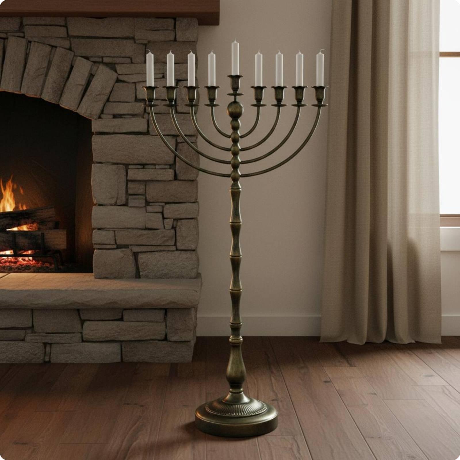 Elegante Porta Menorah in Bron - Elegant Decor & Lighting Llc recensione e prezzo