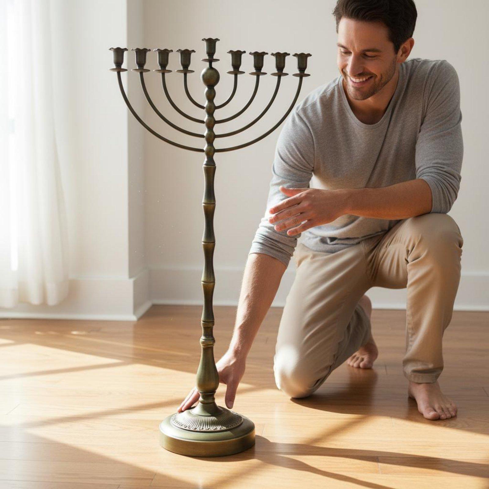 Elegante Porta Menorah in Bron - Elegant Decor & Lighting Llc recensione e prezzo