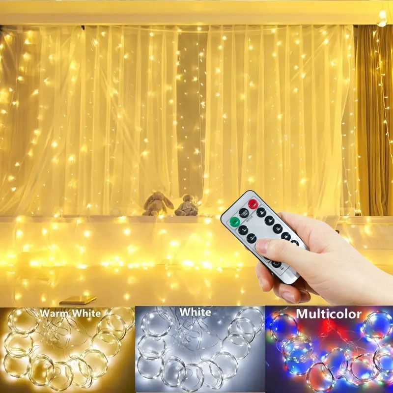 3/4/6m Tenda LED Luci Della St - Fairy Light Curtain recensione e prezzo