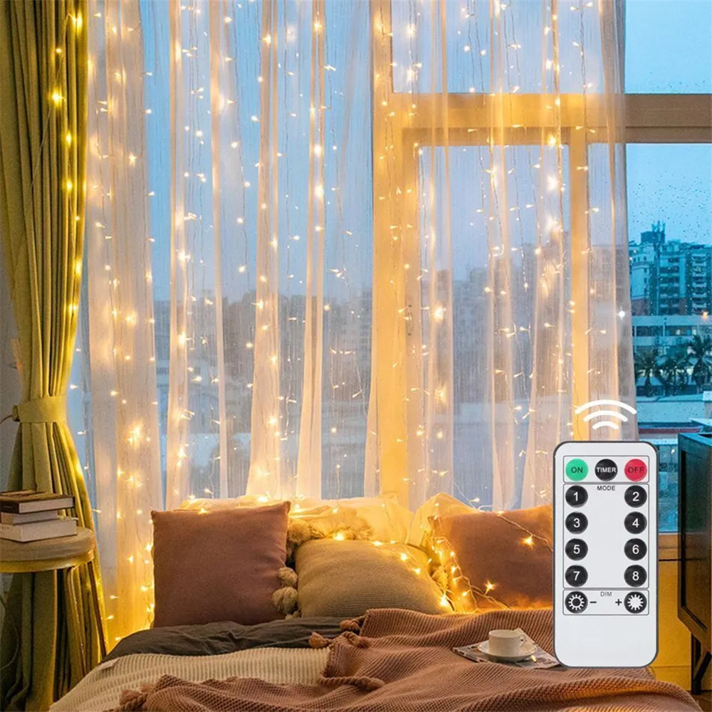Tenda LED USB 3/6M 8 modalità  - Fairy Light Curtain recensione e prezzo